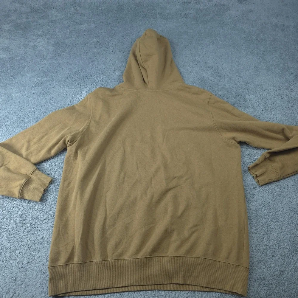 The North Face Hoodie Mens XL Brown Half Dome Pullover Logo Sweatshirt Fleece